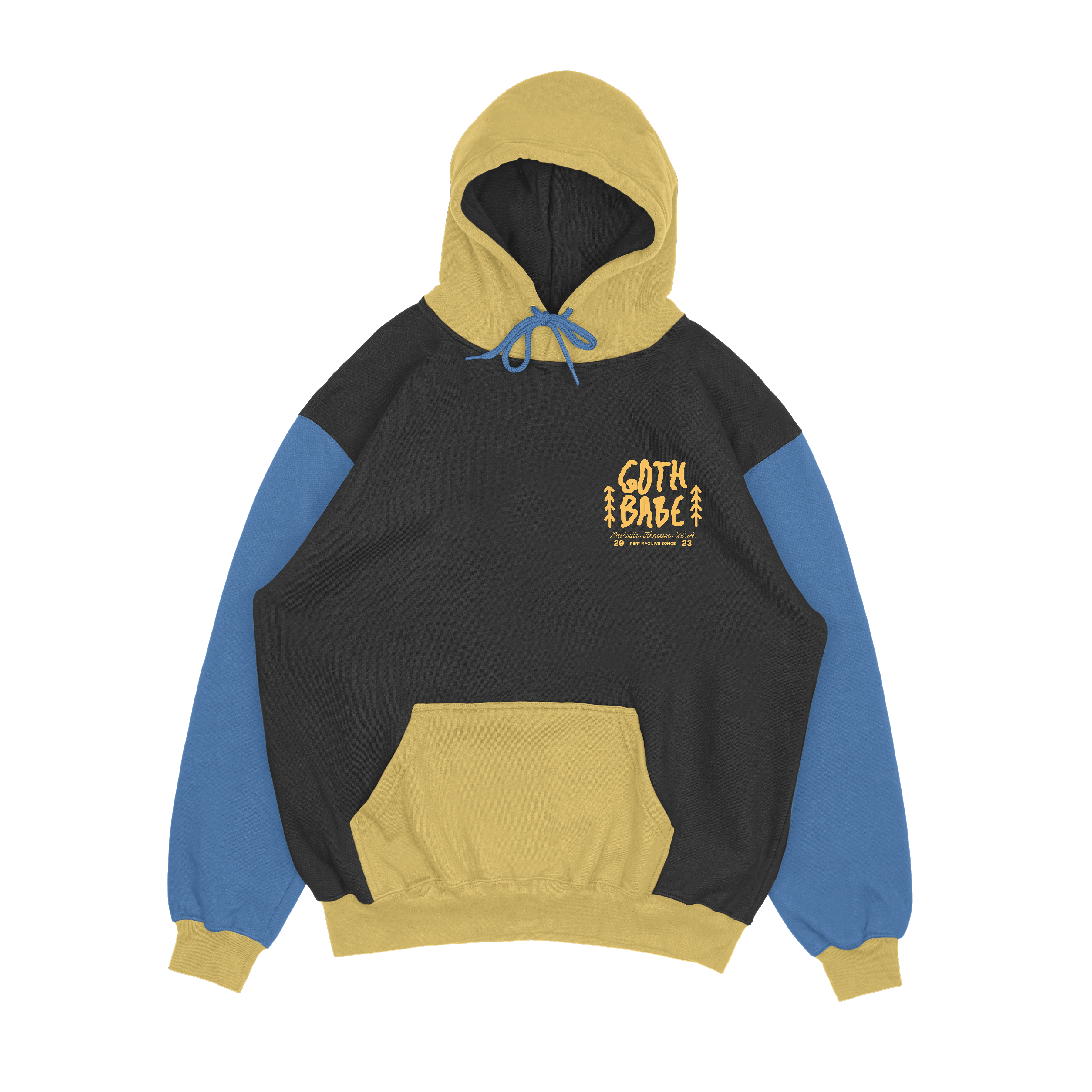 Lola Colorblock Hoodie – Goth Babe Lola Colorblock Hoodie – Goth Babe