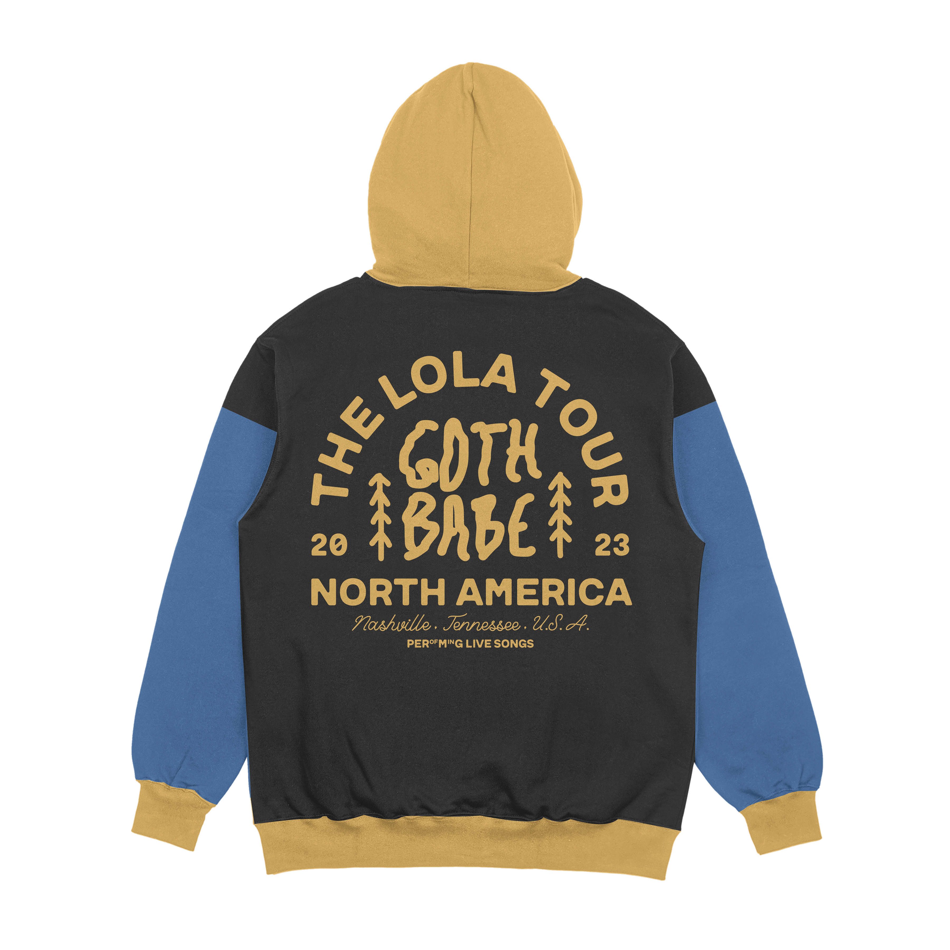 Lola Colorblock Hoodie – Goth Babe Lola Colorblock Hoodie – Goth Babe